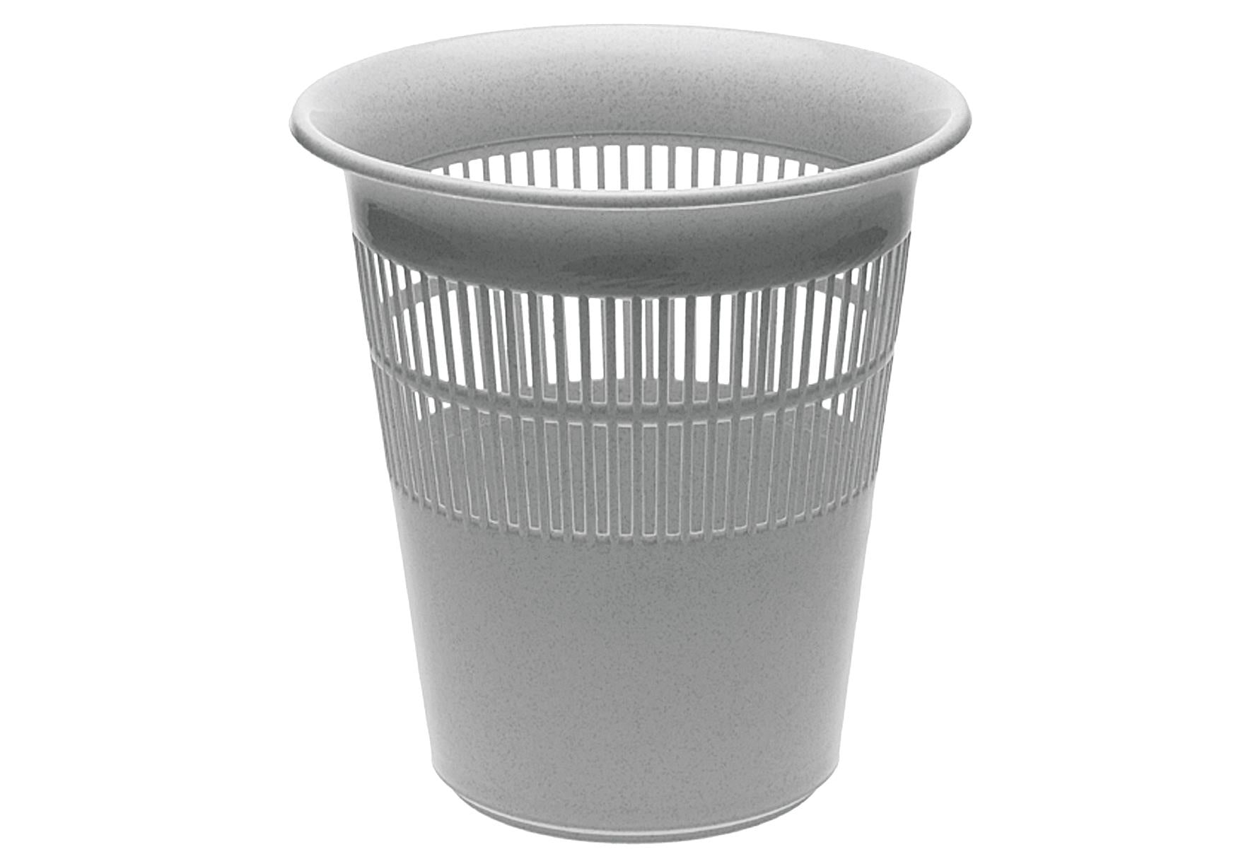 KEEEPER Papierkorb 31cm Ø29cm silber - VPE: 5