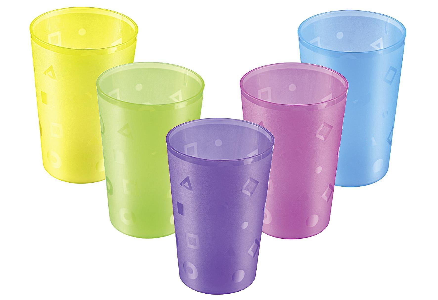 WESTMARK Trinkbecher Ornament Kunststoff 300 ml farbig sortiert - VPE: 10