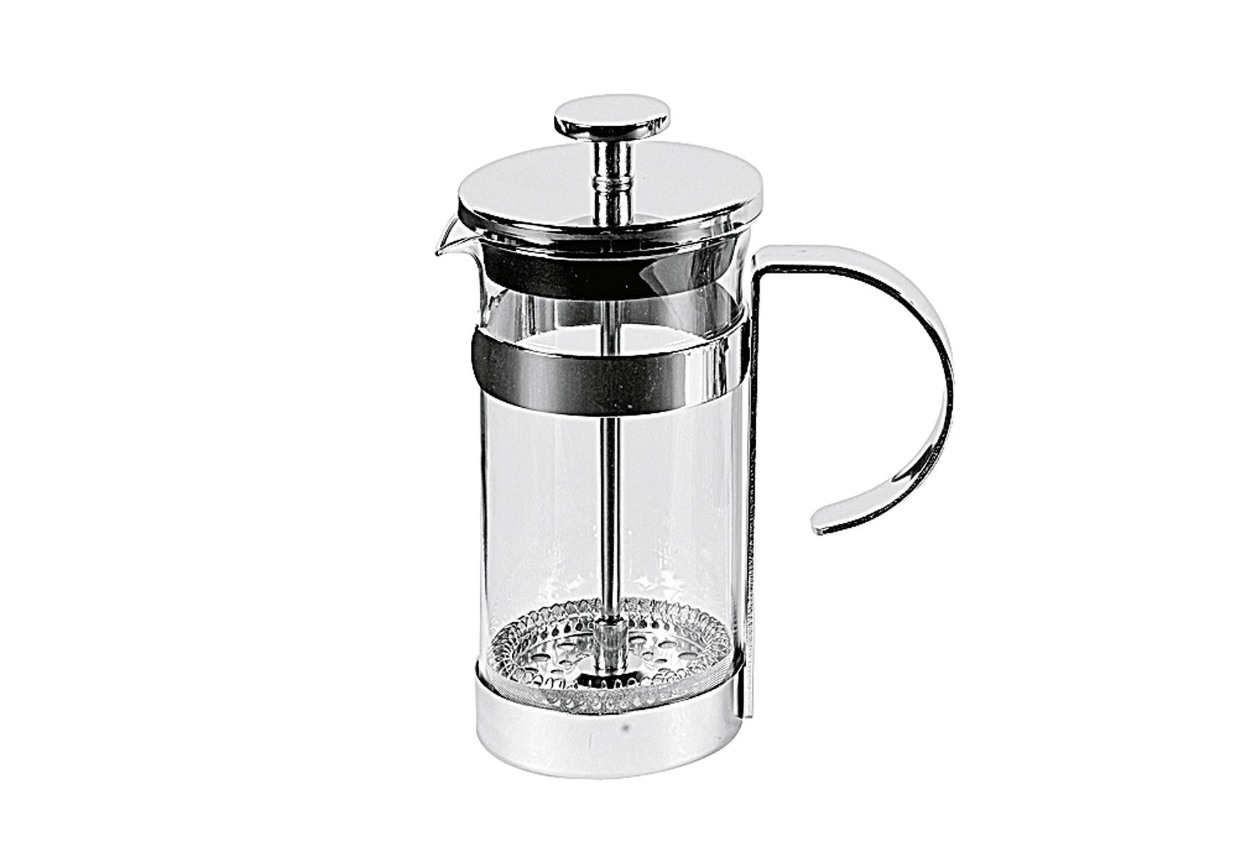 my basics Kaffeebereiter 3 Tassen Glas/verchromt 350 ml