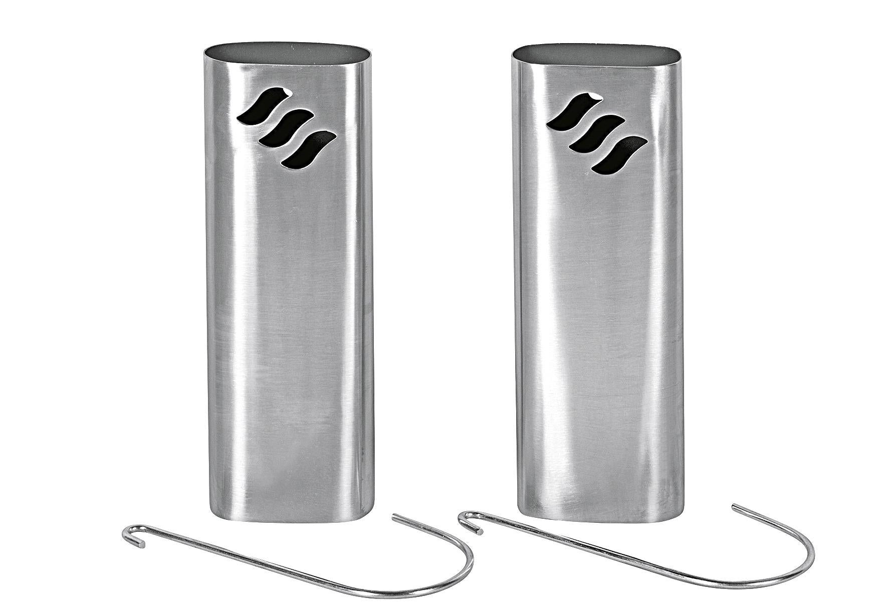 BENTA Röhrenverdunster 300 ml 20x75x35cm Edelstahl 2er Satz