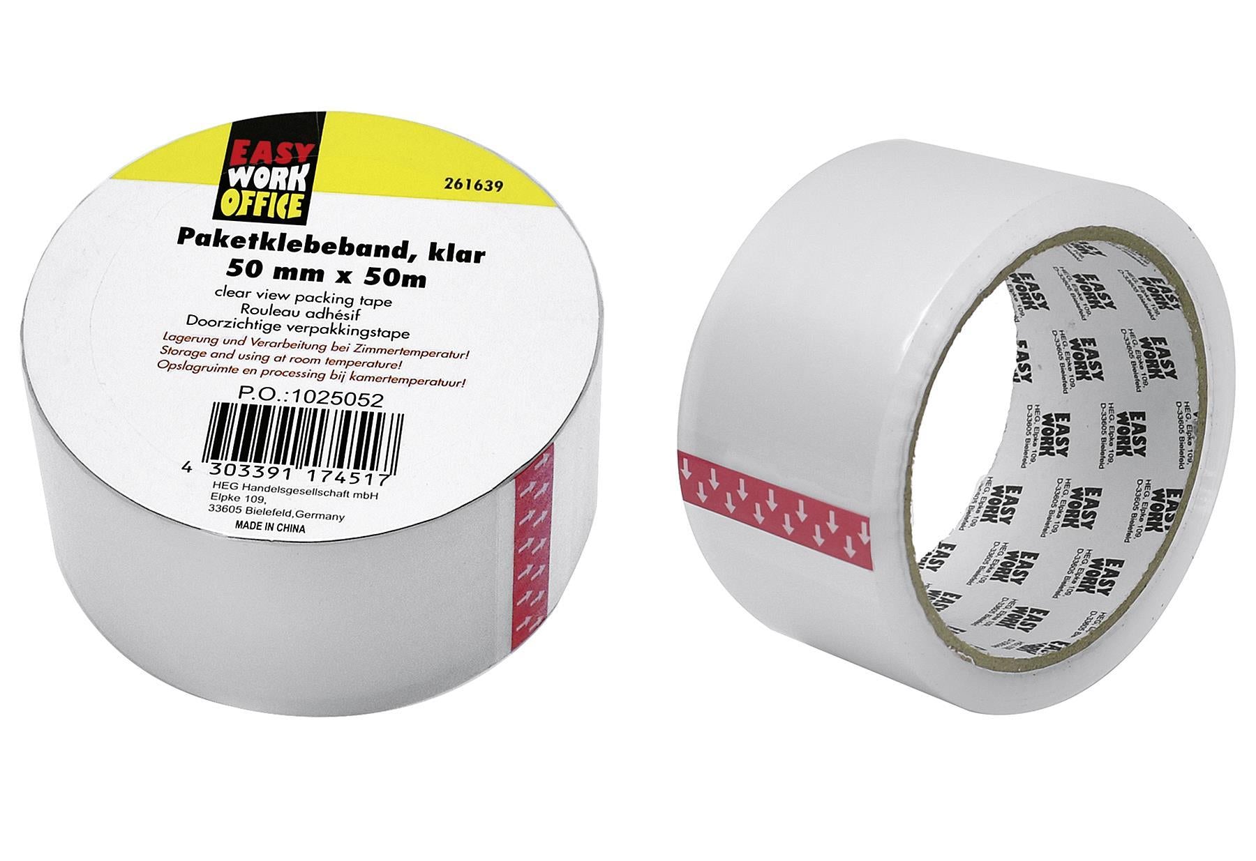 EASY WORK Paketklebeband - VPE: 6
