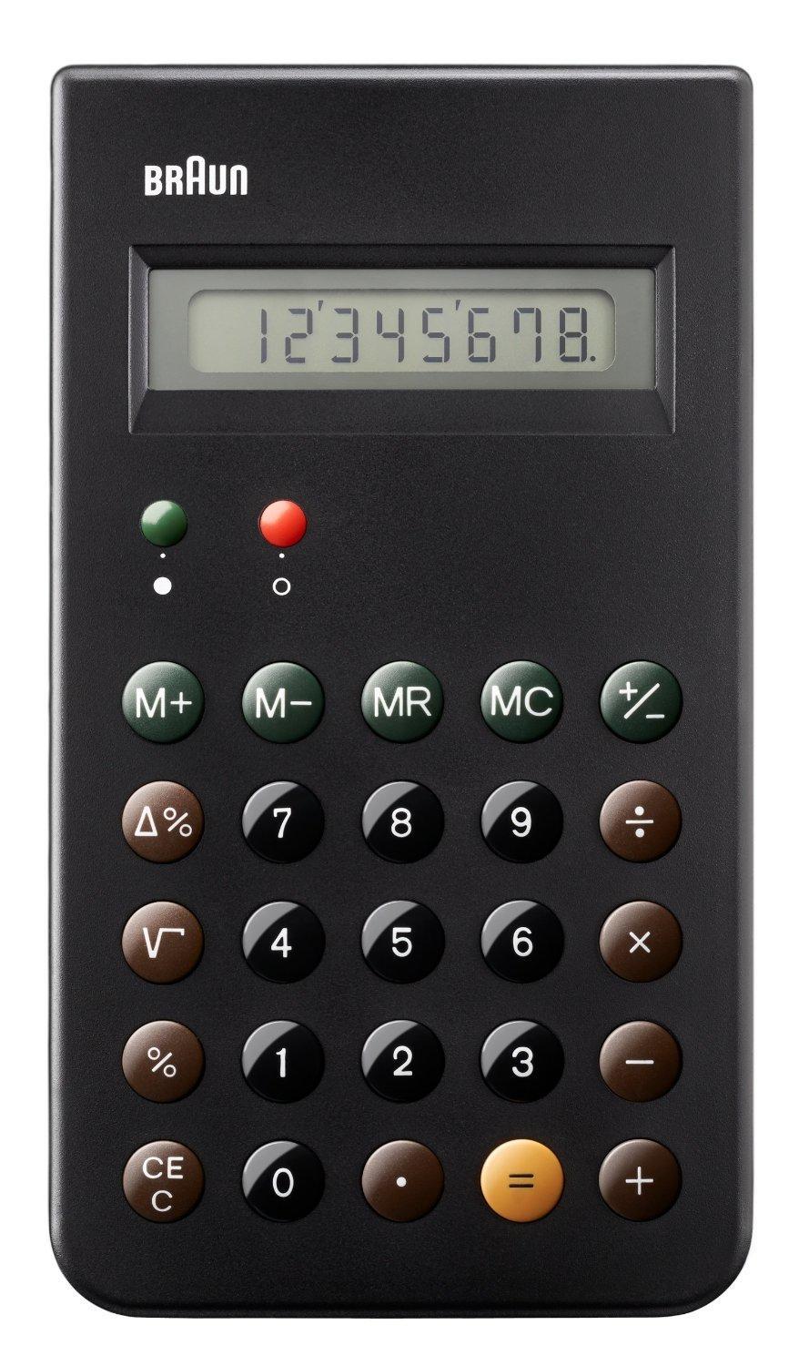 Braun Taschenrechner 66030 inkl 15 Volt Knopfzelle