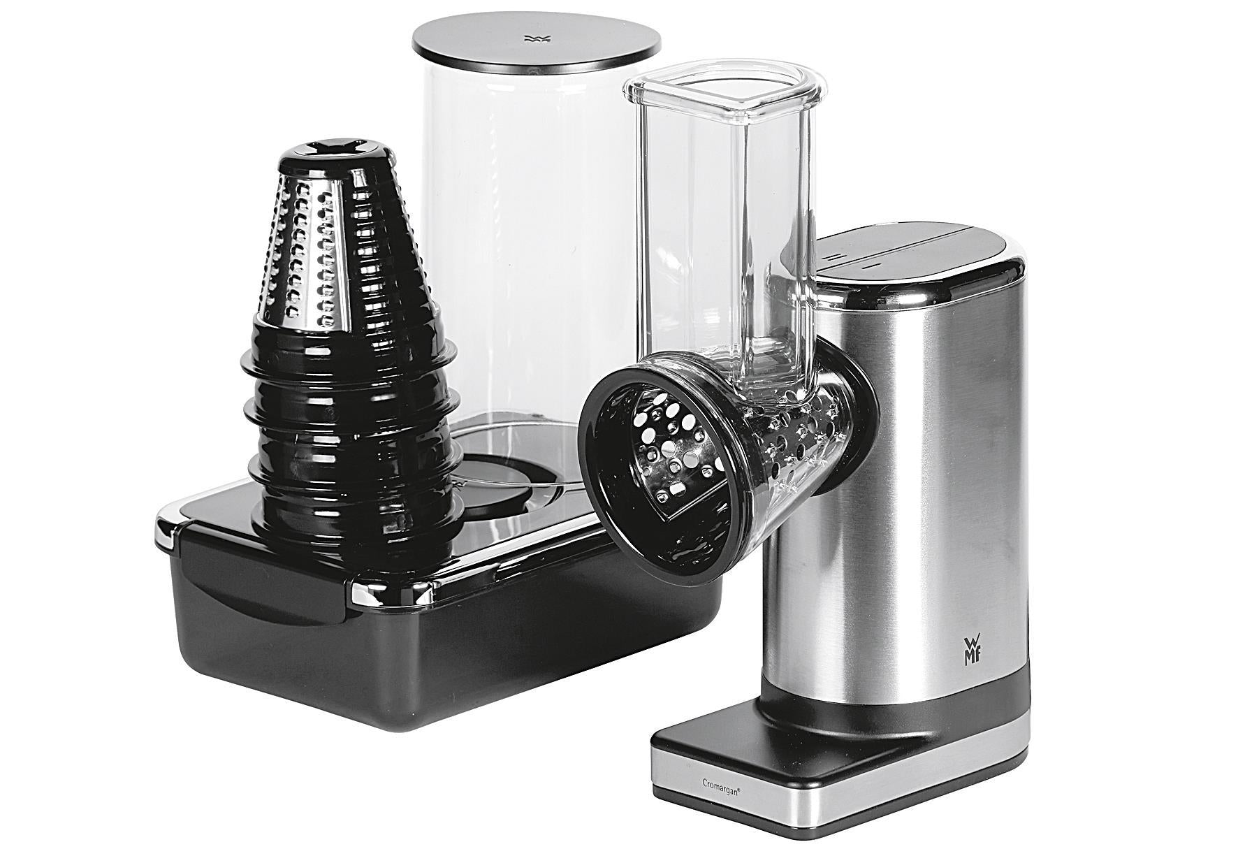 WMF Salatbereiter Salat To Go 0416400011 5 Cromargan-Einsätze Salat-to-go-Box mit integriertem Dressingbehälter