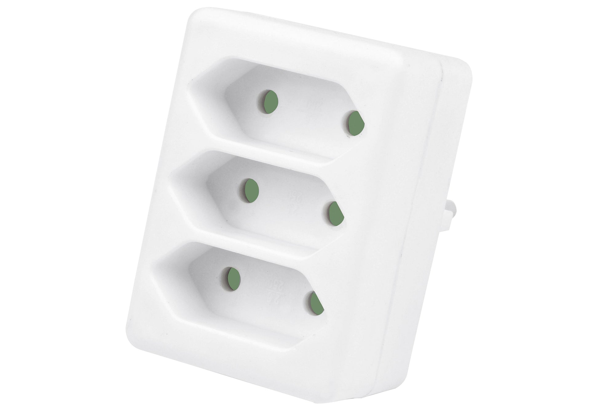 HEITECH Euro Zwischenstecker 3fach - VPE: 10