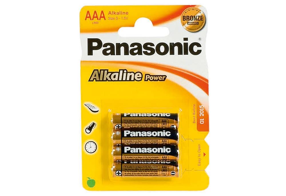 PANASONIC Batterie AlkalinePower4Micro Blister - VPE: 12