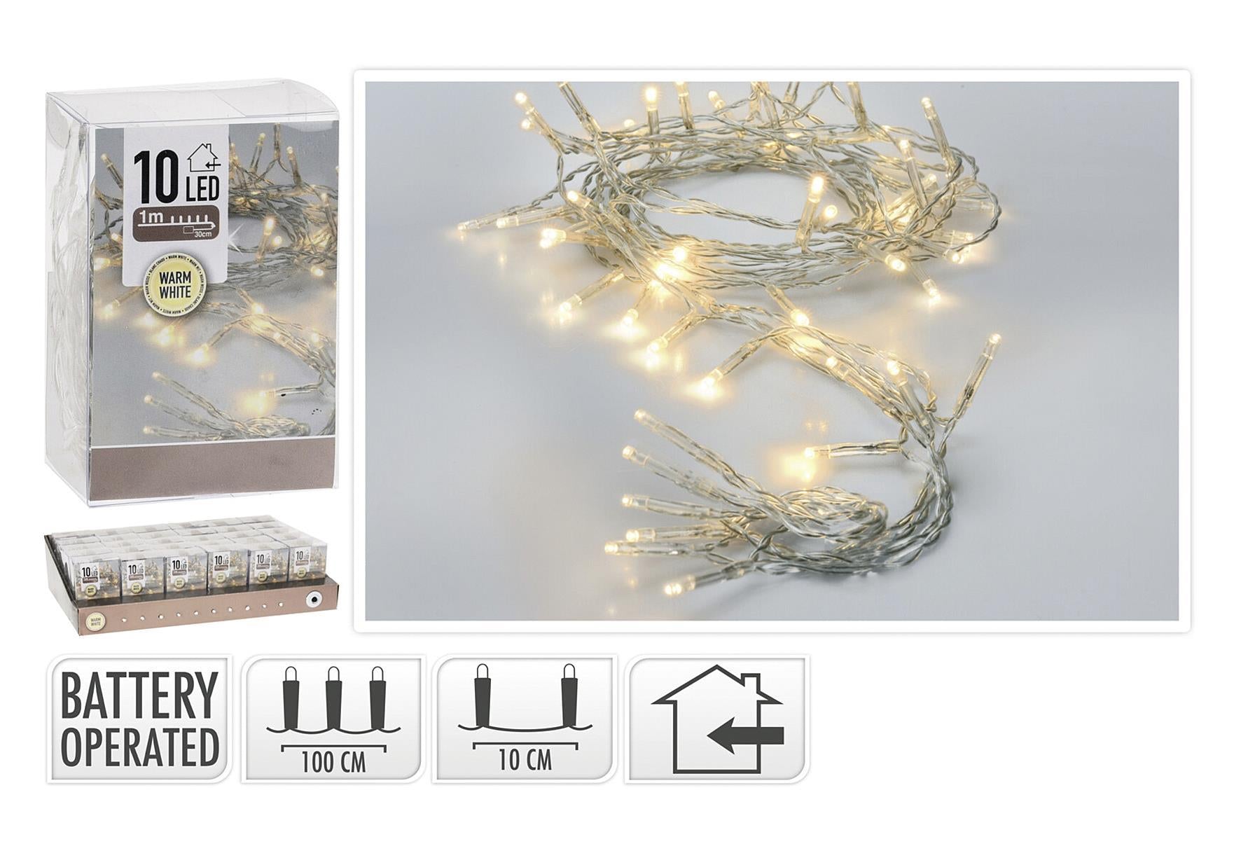 Lichterkette 10 LED - VPE: 30