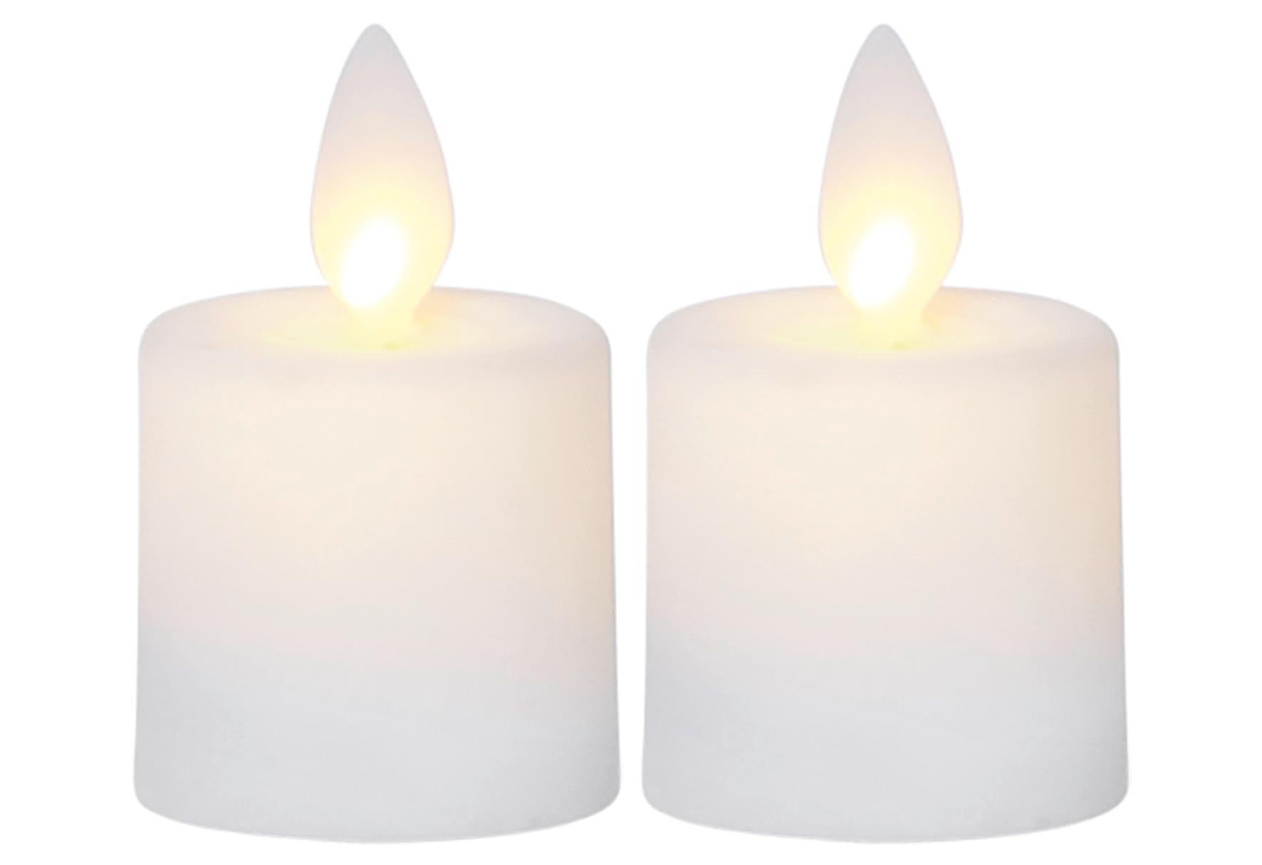 STAR TRADING LED-Kerze 'Twinkel' 2er Set 2 Batterien CR2450