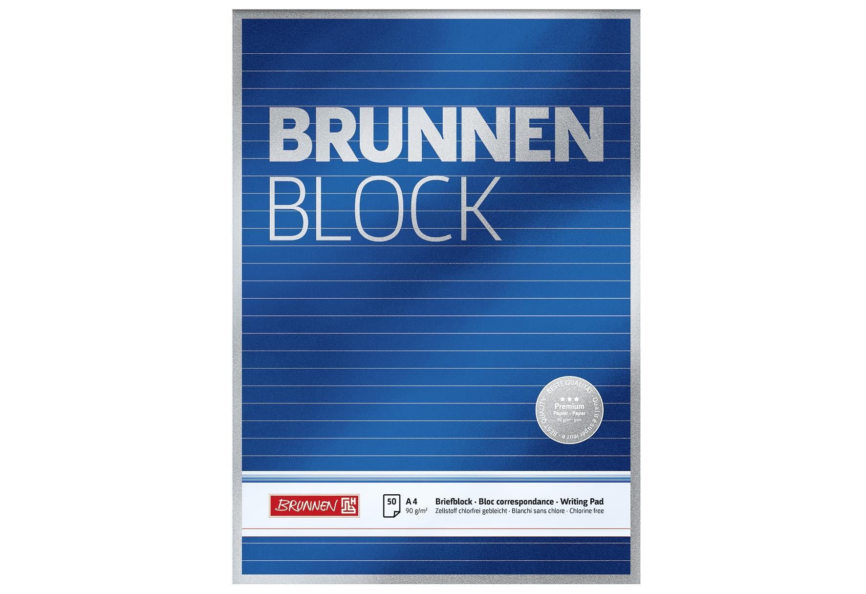 BRUNNEN Briefblock 'BRUNNEN-Block' Premium - VPE: 10