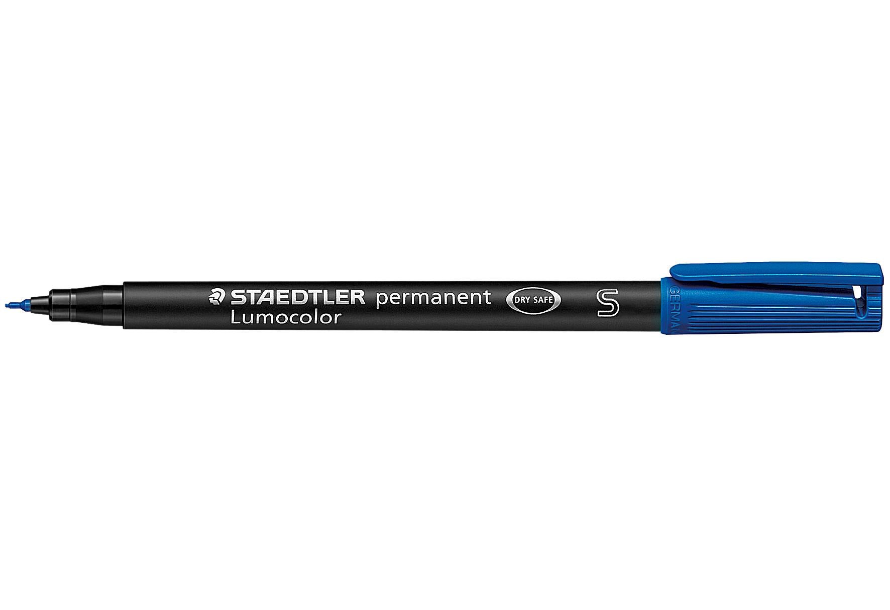 STAEDTLER Lumocolor wasserfest S blau - VPE: 10