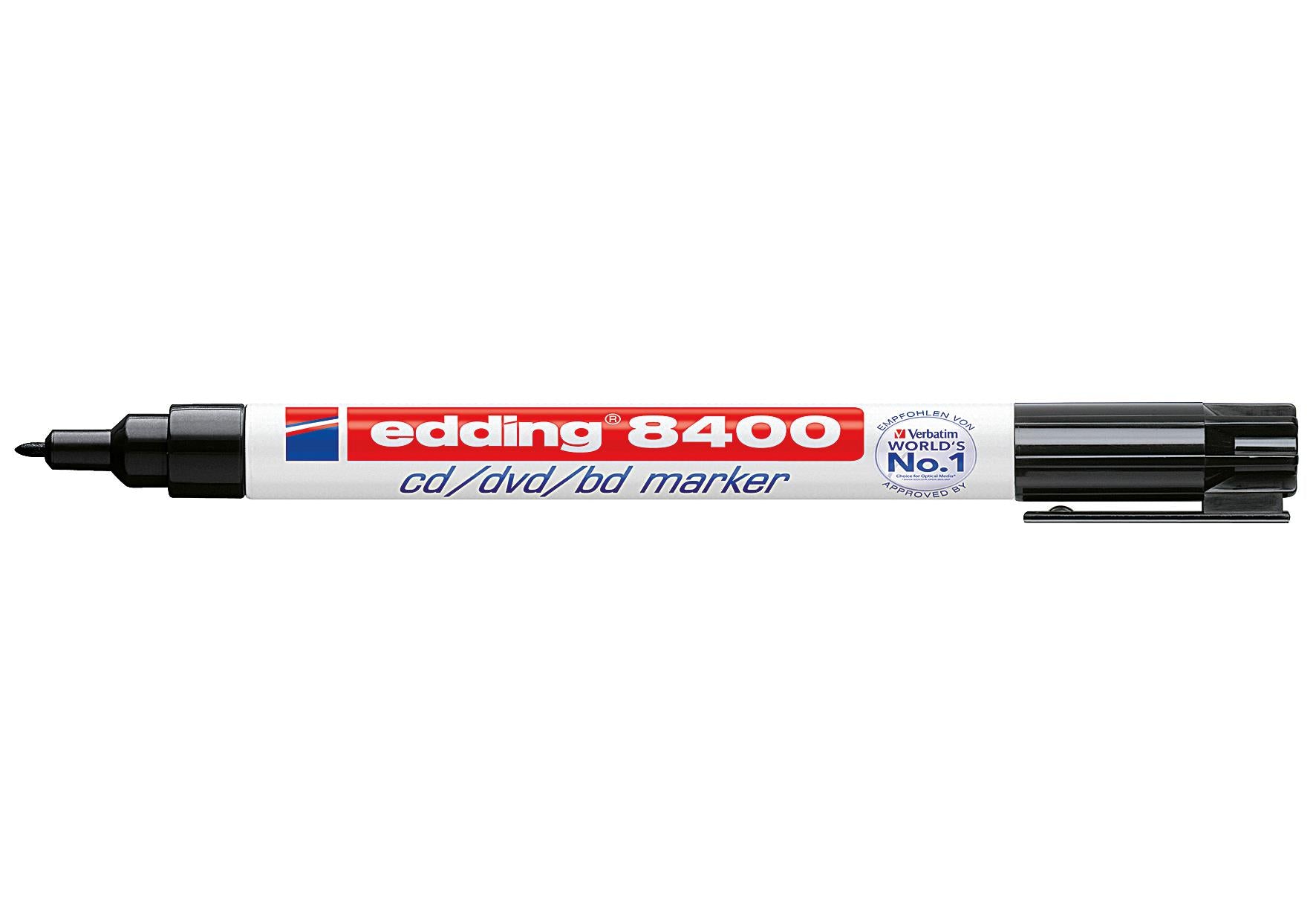 edding CD-Marker 8400 schwarz - VPE: 10