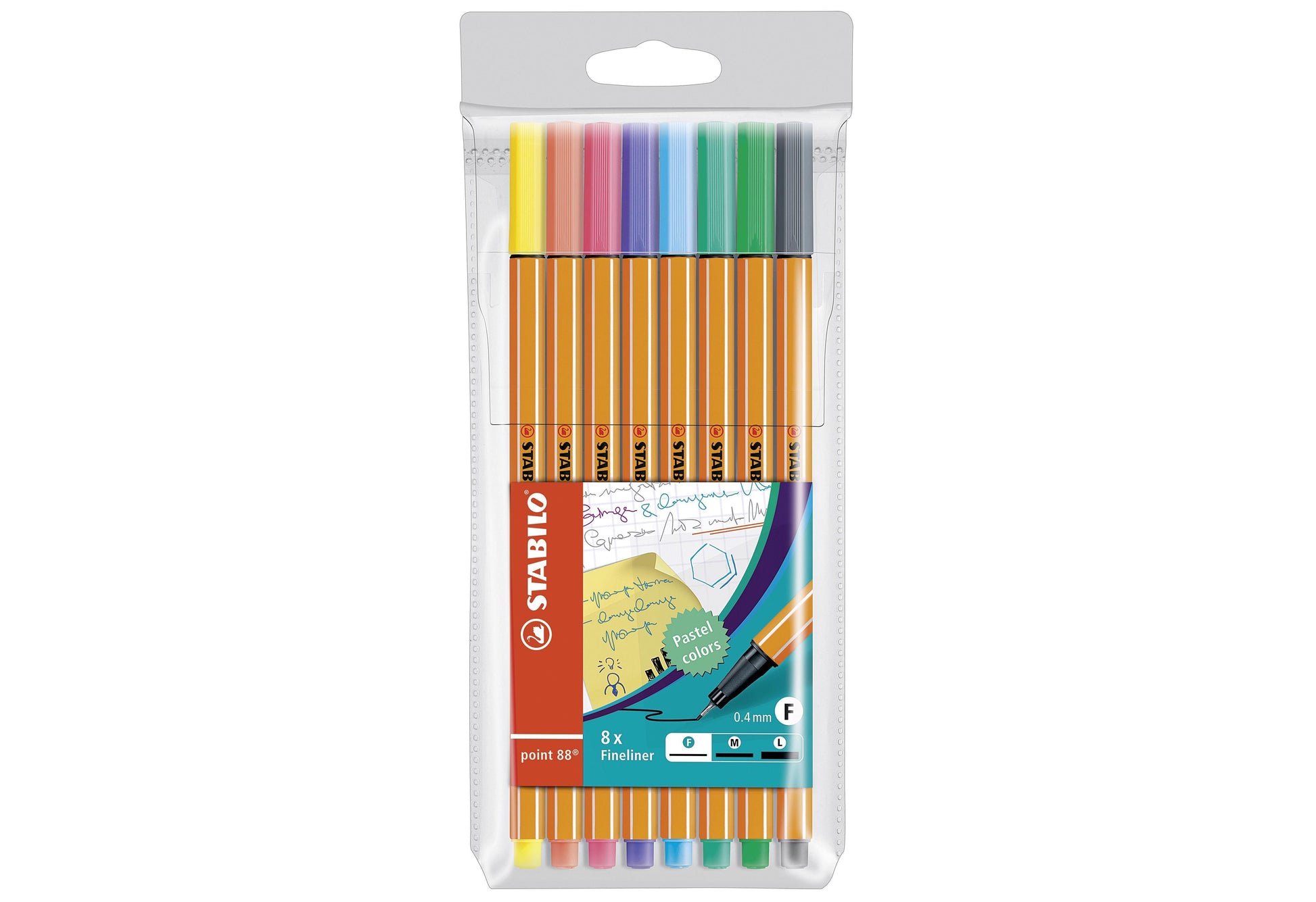 STABILO Fineliner 'point 88' 8er Etui - VPE: 10