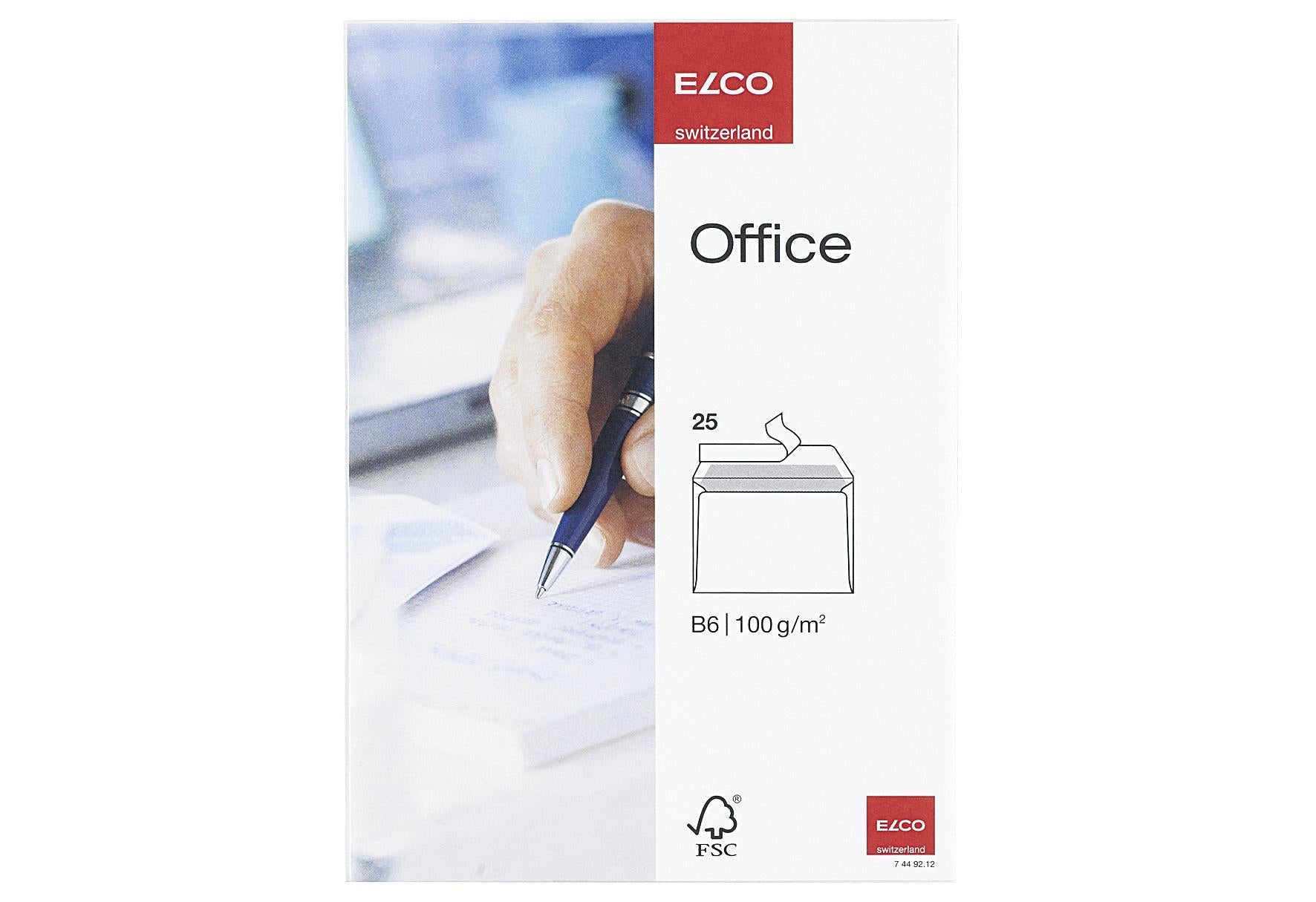 ELCO Umschläge B6 Office ws25 St 25er Pack - VPE: 20