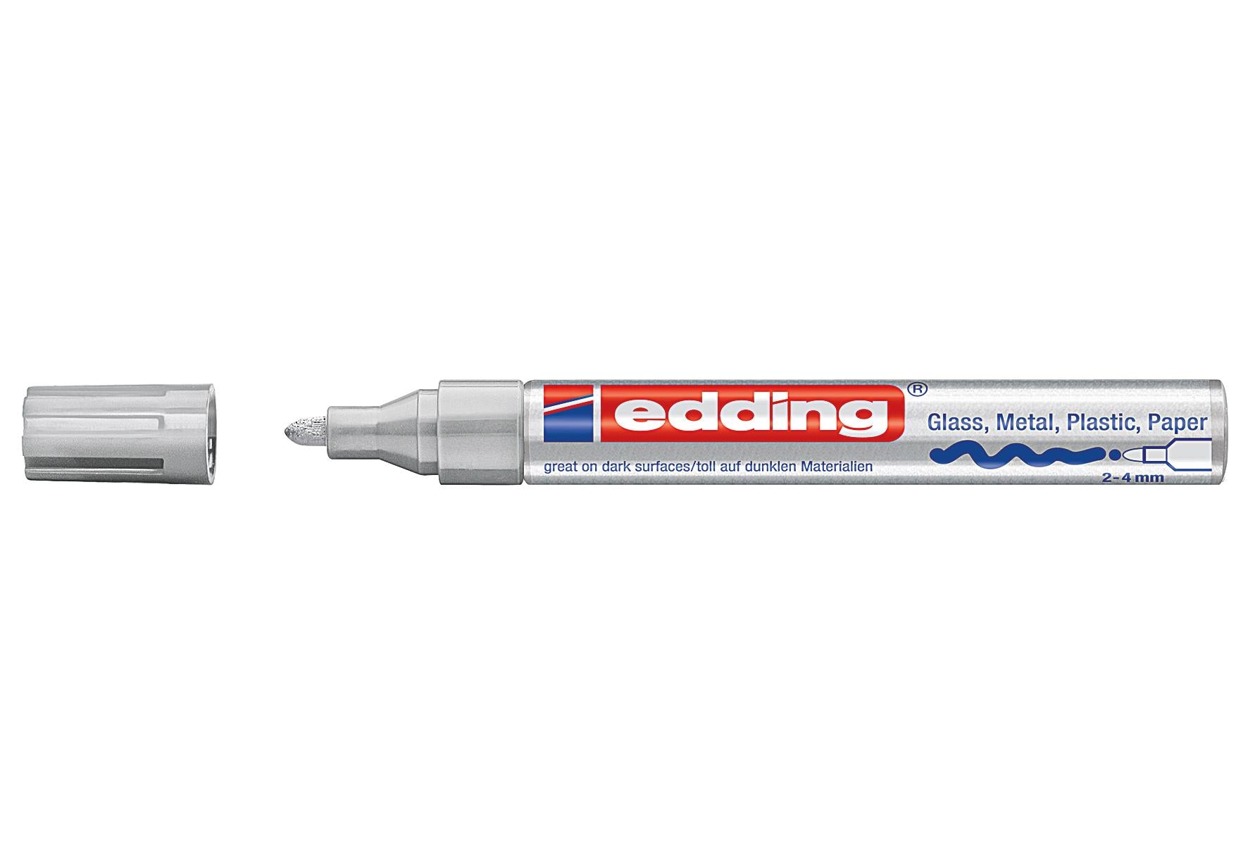 edding CR paintmarker silber 750 - VPE: 10