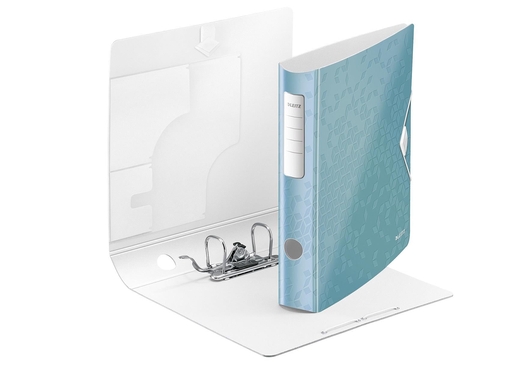 LEITZ Ordner Active WOW 6cm eisblau - VPE: 5