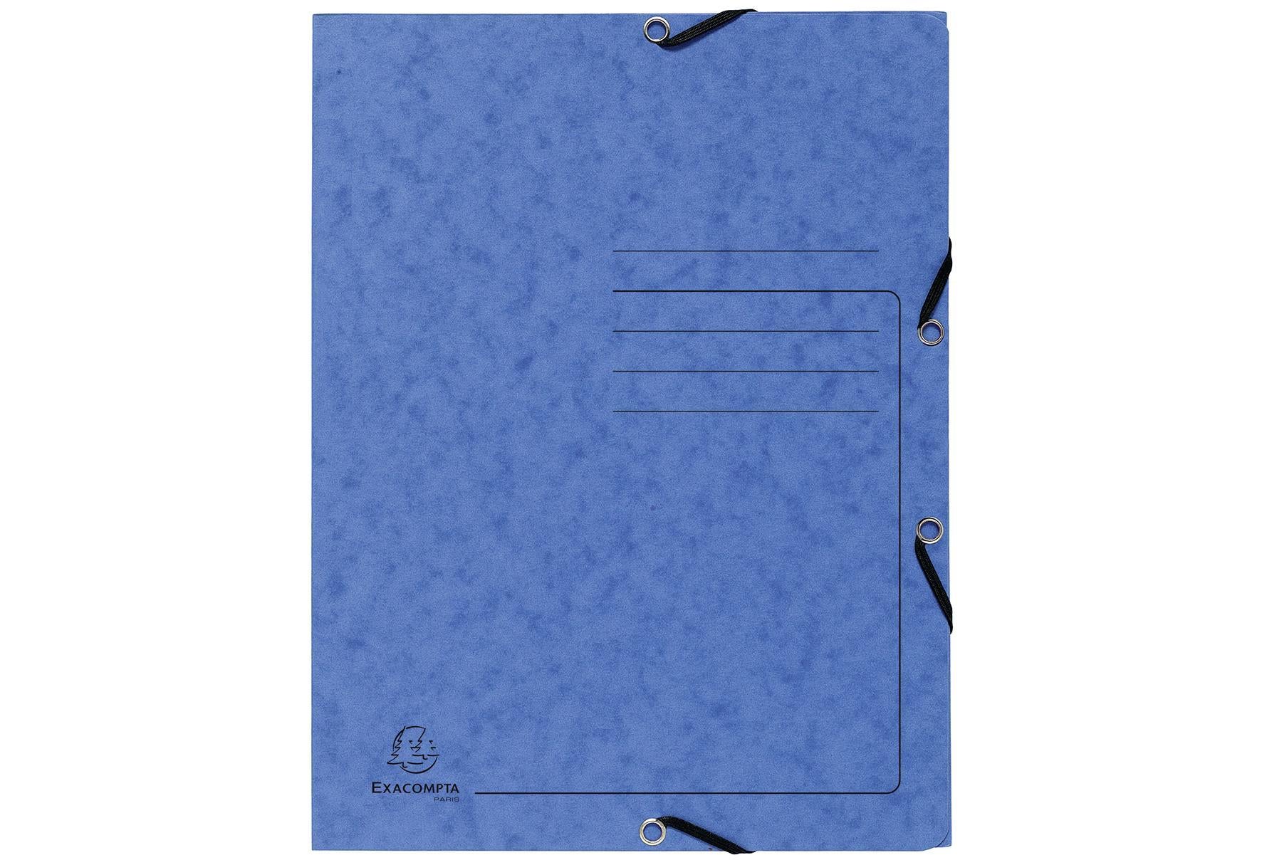 EXACOMPTA Eckspannermappe Colorspan blau - VPE: 25