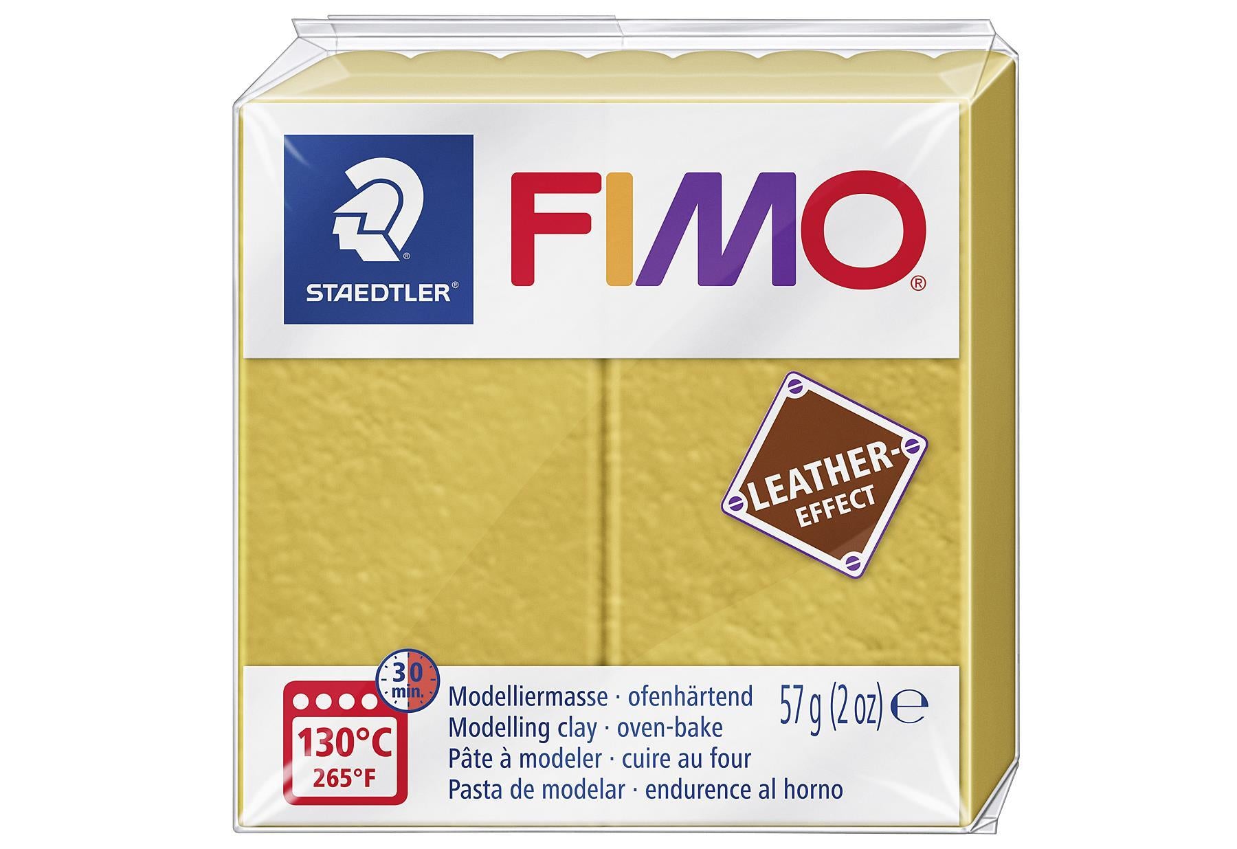 STAEDTLER Modelliermasse 'Fimo Leather Effect' - VPE: 6