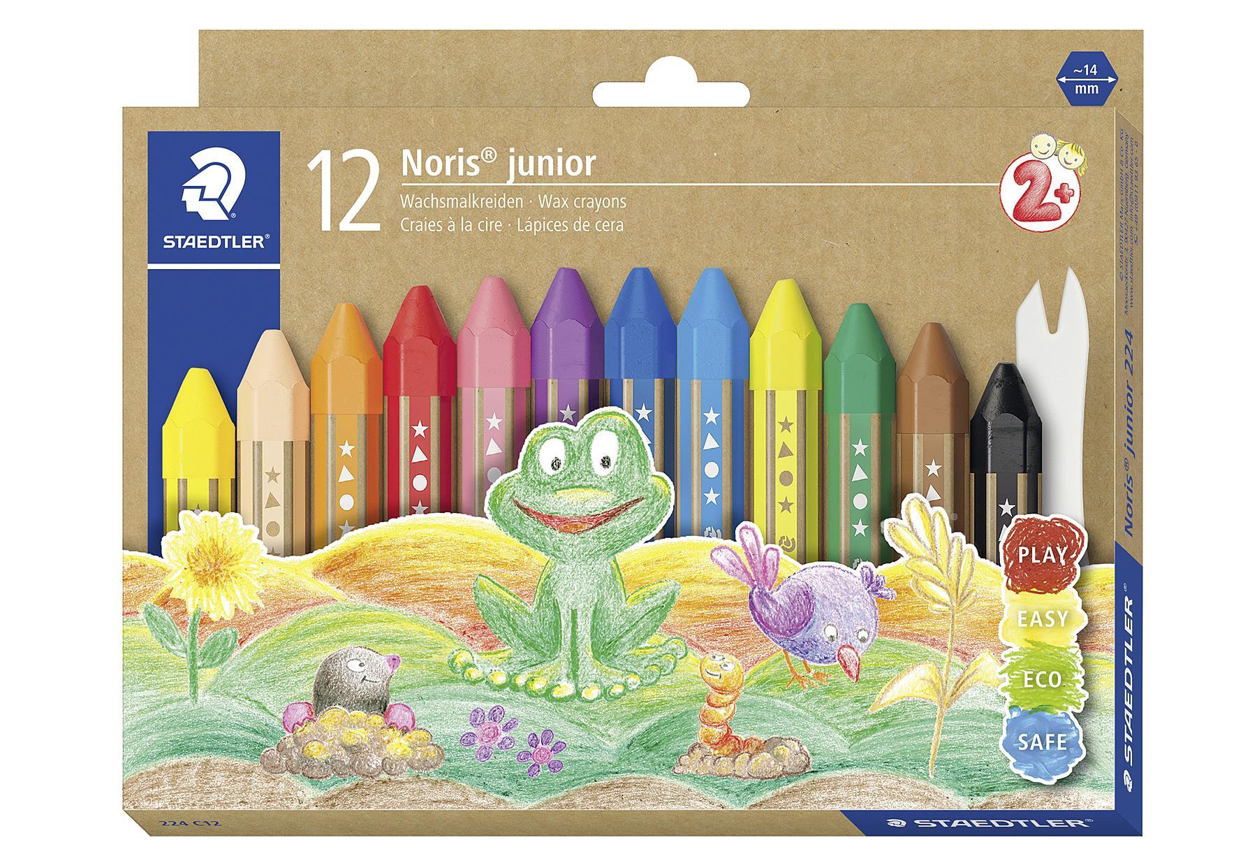 STAEDTLER Wachsmalkreide Noris jun 12er Kartonetui - VPE: 6
