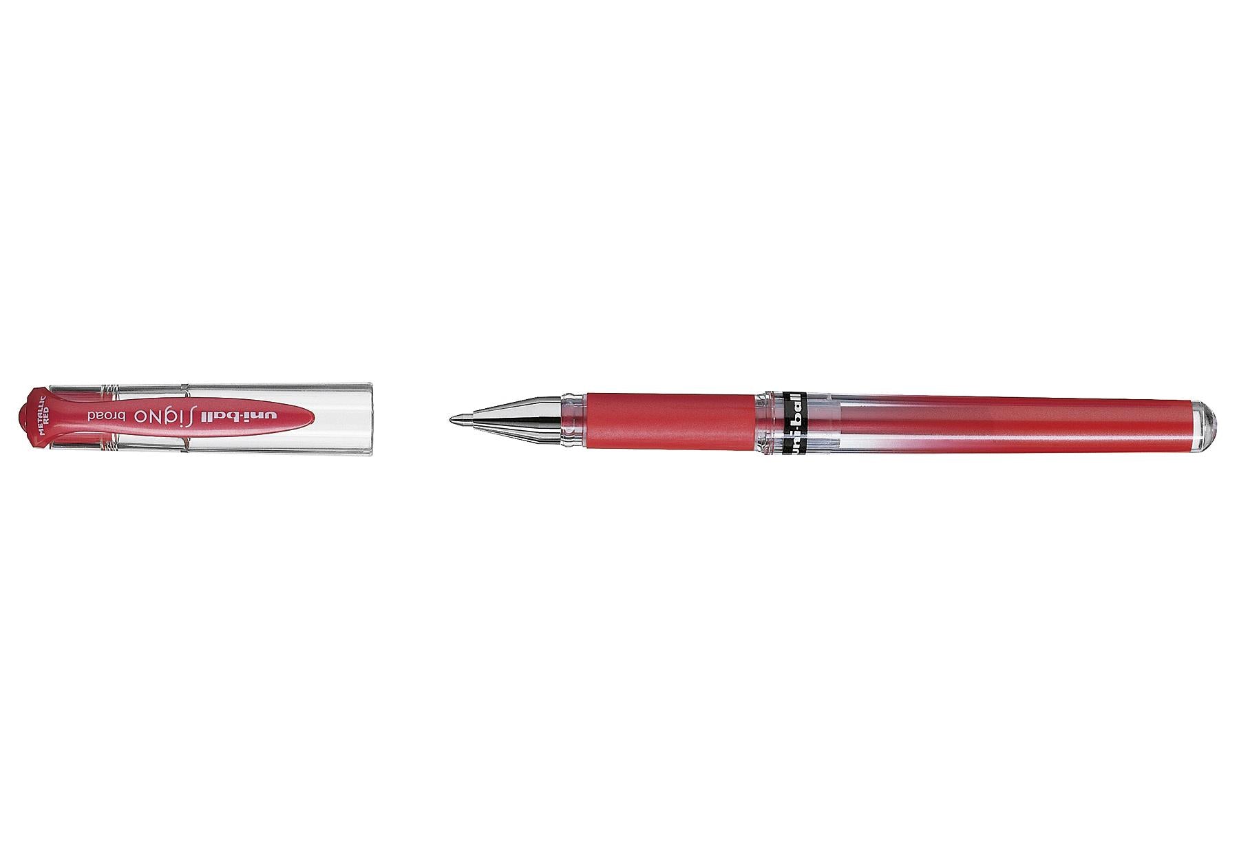UNIBALL Gelroller SIGNO UM-153 rot met - VPE: 12