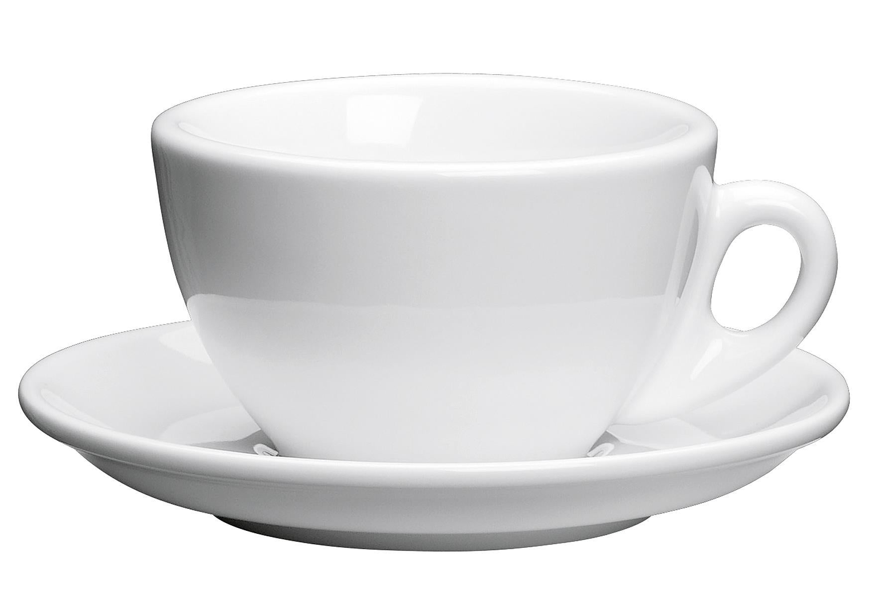 cilio tisch-accessoires Cappuccinotasse 'Roma' mit Untertasse - VPE: 6