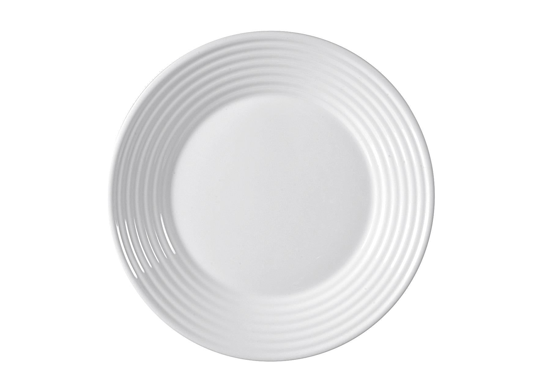 LUMINARC Speiseteller Harena Glas Ø25cm weiß - VPE: 24