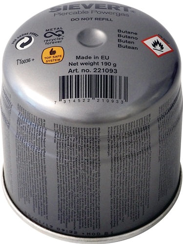 Stechkartusche 2210 190 g 350 ml 1925 °C SIEVERT