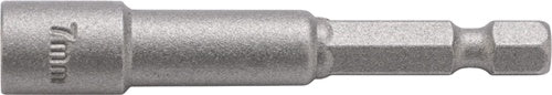 Steckschlüsseleinsatz m.6-KT.-Antr.SW 7mm L.60mm m.Magnet TECWERK