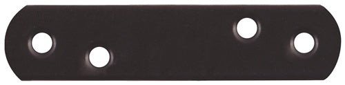 Flachverb.L.77mm B.19mm S.2mm STA schwarz ku.-besch.GAH