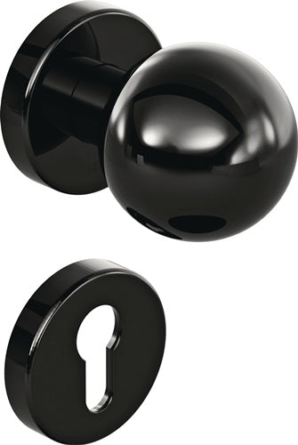 Rosettengarnitur 111R03133 Kunststoff 90 U-Form PZ DIN links / rechts Kugel D/K HEWI