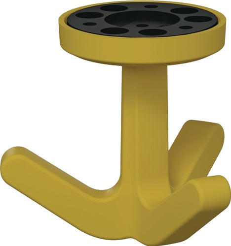 Dreifachhaken Serie 477 matt elastisch 18 senfgelb Höhe 69 mm Ø 51 mm HEWI