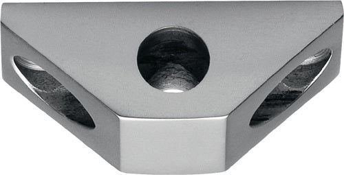Stangenführung zu Untersatz Vario für Rundstange 10 mm silber eloxiert DENI