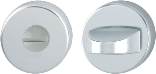 Schlüsselrosetten-Paar 42KVS Aluminium F1 / naturfarbig Schildstärke 9 mm SK/OL rund HOPPE