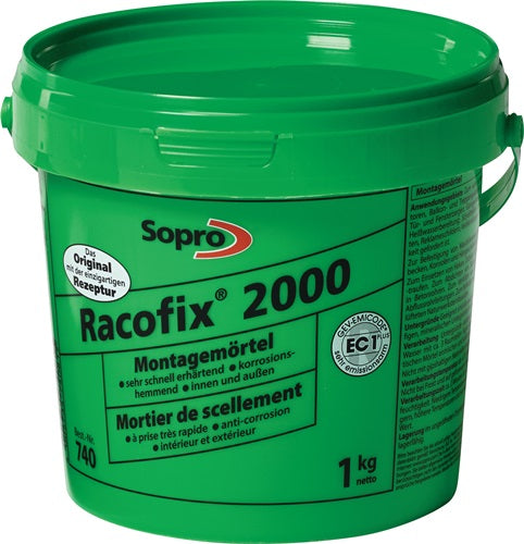 Montagemörtel Racofix® 2000 1:3 Raumteile (Wasser/Mörtel) 1 kg Eimer SOPRO