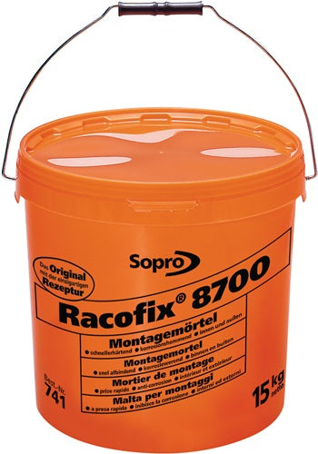 Montagemörtel Racofix® 8700 1:3 Raumteile (Wasser/Mörtel) 15 kg Eimer SOPRO