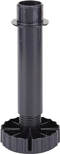 Sockelverstellfuß Korrekt Kunststoff schwarz 80 mm Verstellbereich -6/+30 mm HETTICH - VPE: 10