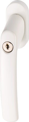 Fenstergriff FG200 W AB208 Aluminium weiß abschließbar ABUS