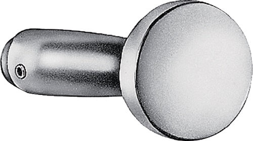 Türknopflochteil 478L Leichtmetall F1 / silberfarbig gekröpft rund 60 mm AMF