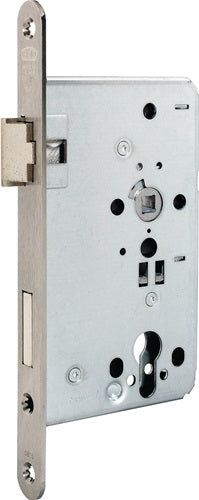 Objekt-Einsteckschloss 715 PZ 20/ 60/72/8 mm DIN rechts Edelstahl abgerundet Klasse 4 BKS