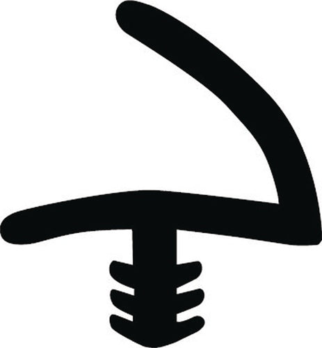 Türanschlagdichtung L 2755 DIY Länge 5 m zum Einfräsen TPE blank beige ELLEN – Ansicht 3