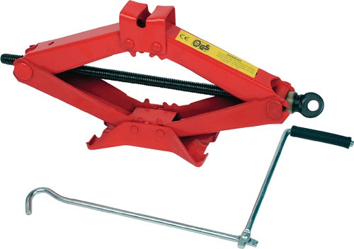 Scherenwagenheber Tragfähigkeit 1500 kg Hub 260 mm Bauhöhe 100 mm Endhöhe 365 mm