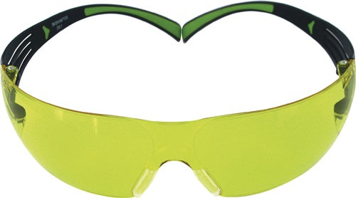Schutzbrille SecureFit-SF400 EN 166 EN 170 Bügel schwarz grün Scheibe gelb Polycarbonat 3M