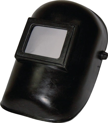 Schweißerkopfschutzhaube mit DIN-9-Glas und Vorsatzglas 90 x 110 mm Kunststoff SCHMICO