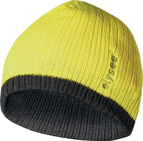 Strickmütze Marius universal gelb/grau ELYSEE
