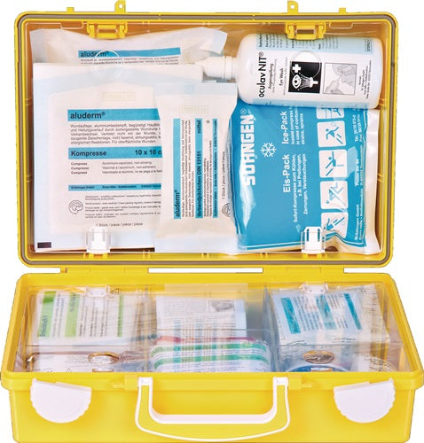 Erste Hilfe Koffür Extra+ Handwerk B310xH210xT130camm leuchtgelb SÖHNGEN – Ansicht 3