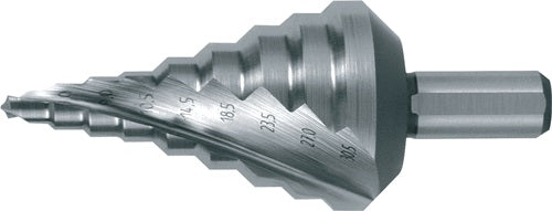 Stufenbohrer Bohrbereich 53 - 305 mm HSS spiralgenutet Schneidenanzahl 2 Stufenanzahl 9 RUKO