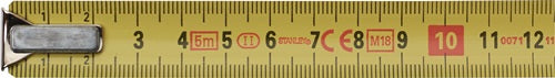 Taschenrollbandmaß PowerLock® Länge 5 m Breite 19 mm mm/cm EGII Kunststoff Sichtfenster SB STANLEY – Ansicht 3