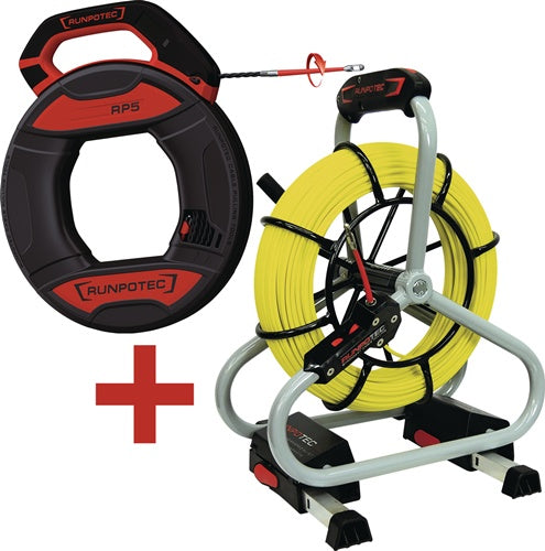 Glasfaserstab GF 45 - Profi-Set Bandlänge 30 m RUNPOTEC