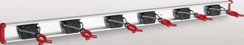 Gerätehalter Länge Führungsschiene 1000 mm Halter 6 Aluminium BRUNS