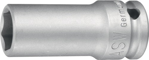 Kraftschraubersteckschlüsseleinsatz 750 L 1 ? 6-Kant Schlüsselweiße 27 mm Länge 100 mm ASW