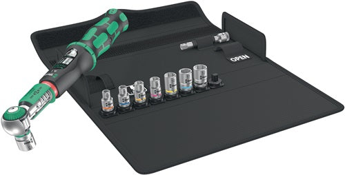 Drehmomentschlüsselset Safe-Torque 10-teilig 2 - 12 Nm 1/4 ? 4-Kant WERA