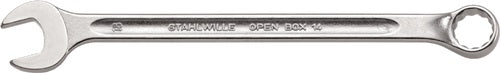 Ringmaulschlüssel OPEN-BOX 14 SW 17 mm Länge 240 mm Form B Chrom-Alloy-Stahl STAHLWILLE